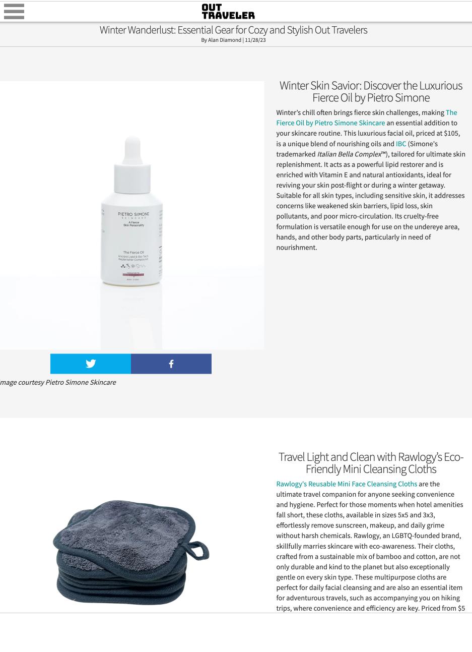 Winter Skin Savior: Discover the Luxurious Fierce Oil by Pietro Simone