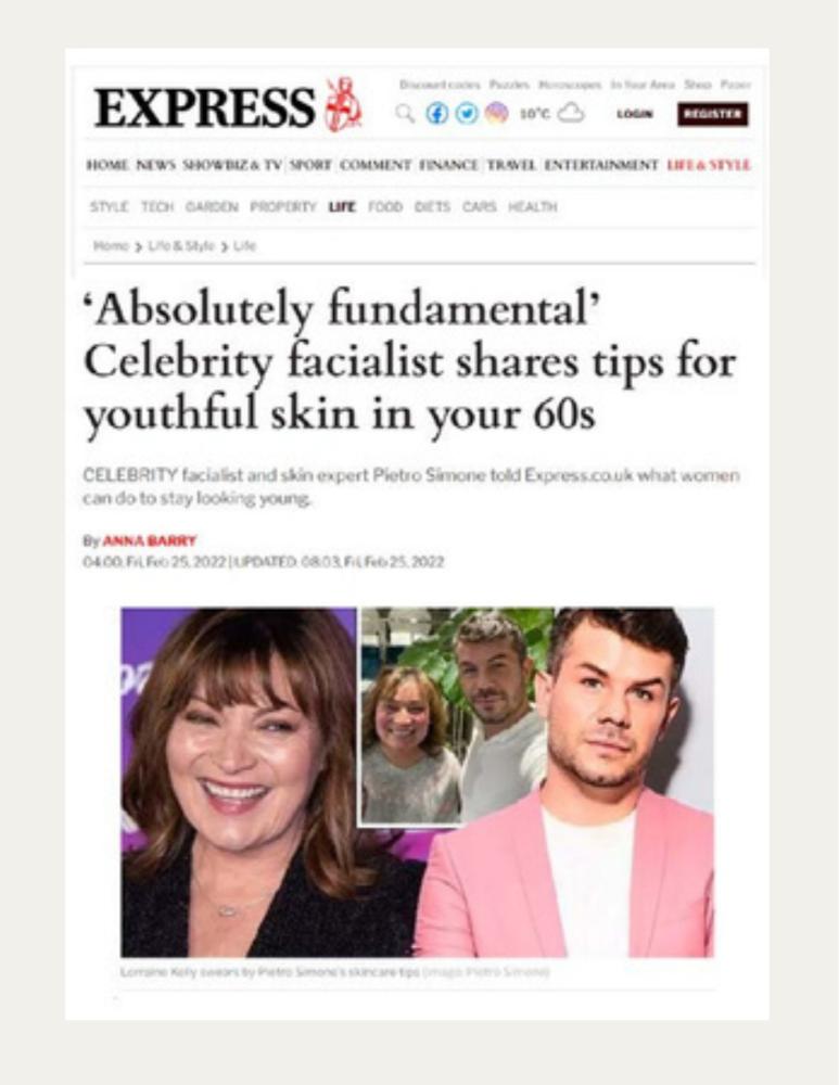 Absolutely fundamental’ Celebrity facialist shares tips for youthful skin in your 60s