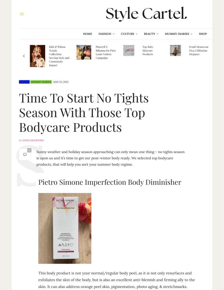 Time To Start No Tights Season With Those Top Bodycare Products