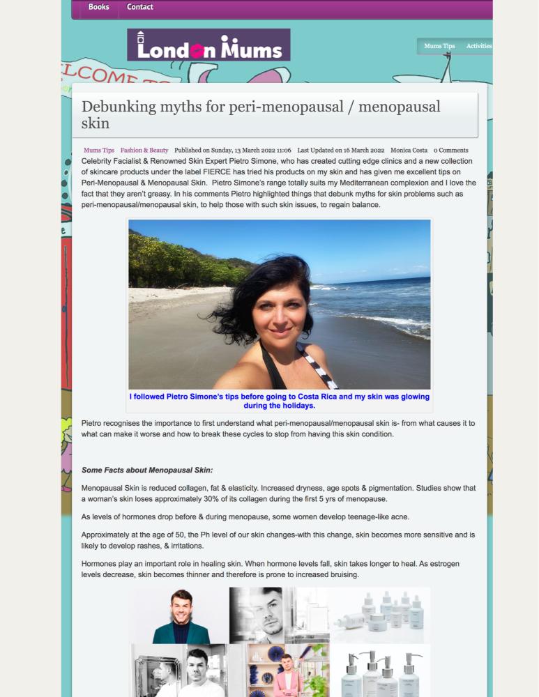 Debunking myths for peri-menopausal / menopausal skin
