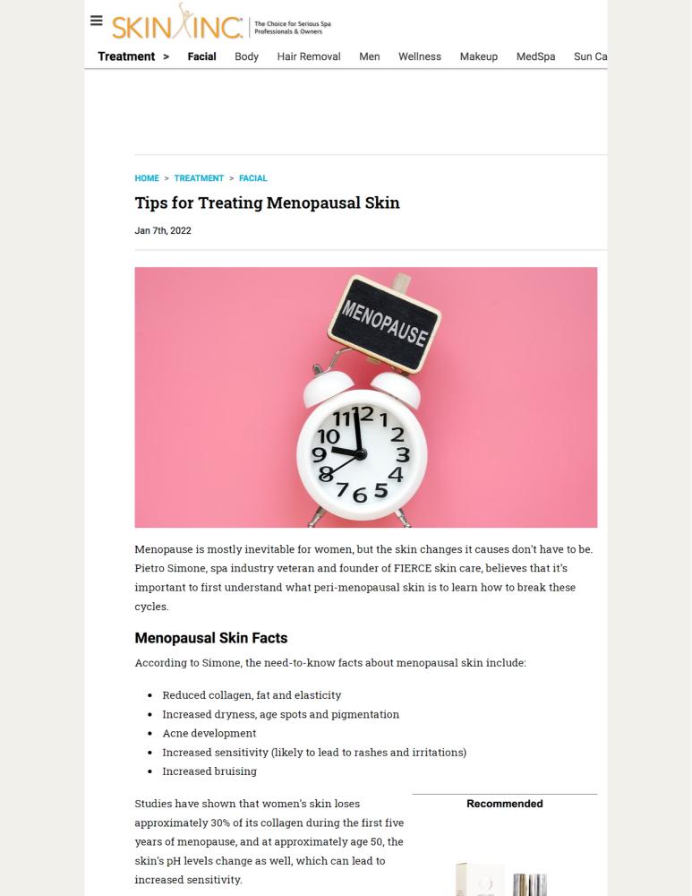Tips for Treating Menopausal Skin